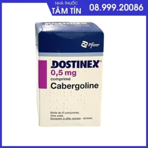 Dostinex 0,5mg Pháp lọ 8 viên