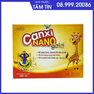 Canxi Nano Gold hộp 4 vỉ*5 ống