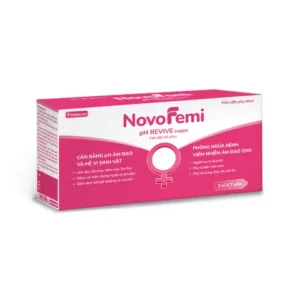 Viên đặt Novofemi hồng hộp 2 vỉ*7 viên