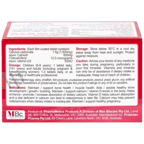 abricotis-2 Abricotis bổ sung canxi hỗ trợ sức khỏe xương, cơ bắp hộp 6 vỉ x 10 viên