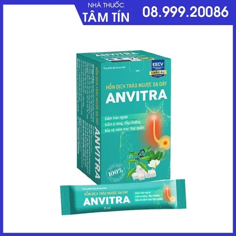 anvitra Dạ Dày Anvitra Xanh Hộp 15 gói*15 ml