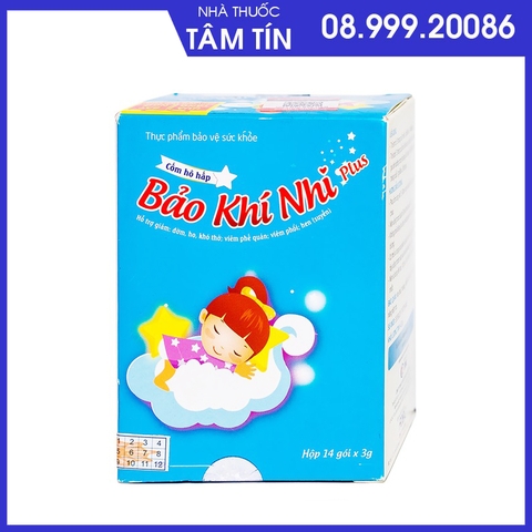 bkn Cốm Hô Hấp Bảo Khí Nhi (Hộp 14 gói)