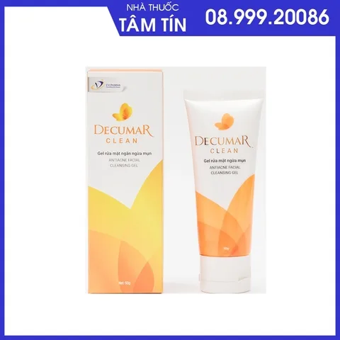 clean Decumar clean 50g gel rửa mặt