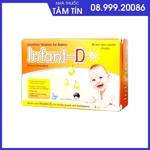 d-1 Infant-D H 3 vỉ* 10 viên