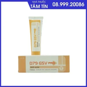 GEL NGĂN NGỪA VÀ LÀM GIẢM MỤN D79 GSV PRO