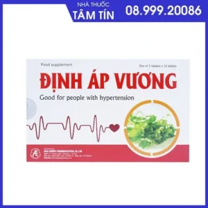 định áp vương hộp 3 vỉ x10 viên