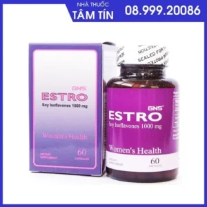 Nội tiết nữ ESTRO GNS Soy isoflavon NK Mỹ hộp 60 viên