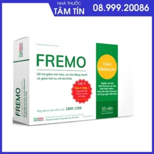 Fremo - Hỗ Trợ Giảm Mỡ Máu, Xơ Vữa Động Mạch