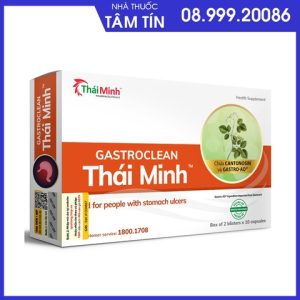 Gastroclean hộp 2 vỉ*10 viên