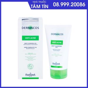 dermacos anti - acne farmona gel rửa mặt tub 150ml