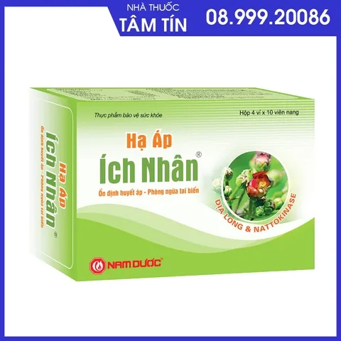 ha-ap hạ áp ích nhân hộp 4 vỉ *10 viên