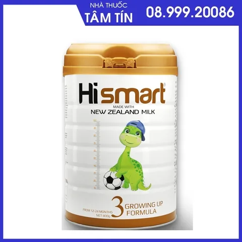 his Sữa Hismart 3 (12-24 tháng tuổi) Hộp 800g