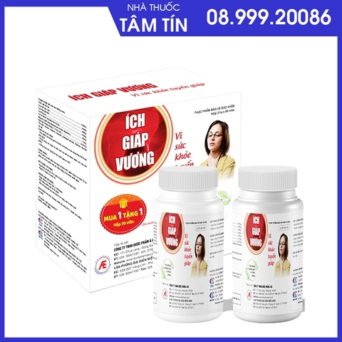igv-1 Ích giáp vương hộp 2 lọ*90 viên