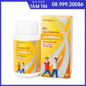 Viên Nhai Kids Calcium+ D3 Corbiere