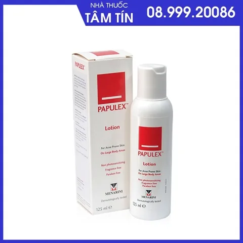 lotion Sữa Dưỡng Thể Trị Mụn Lưng Papulex Lotion