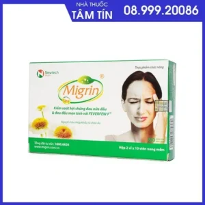 migrin hộp 2 vỉ x10 viên