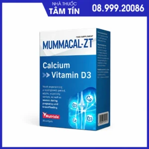 MummaCal-ZT Calcium + Vitamin D3 – Bổ sung canxi, hỗ trợ xương chắc khỏe