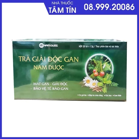 nam-dc Trà giải độc gan Nam Dược