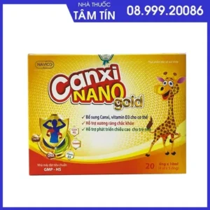 Canxi Nano Gold hộp 4 vỉ*5 ống