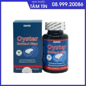 Tinh chất hàu Oyster extract max GNS lọ 60 viên nhập khẩu Mỹ