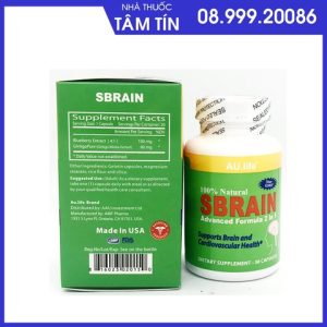 Bổ não sbrain Aulife (NK Mỹ) lọ 30 viên