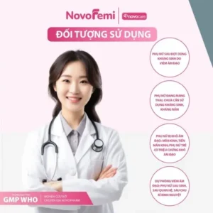 Viên đặt Novofemi hồng hộp 2 vỉ*7 viên