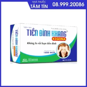 Tiền Đình Khang Kigona Hộp 3vỉ *10 viên