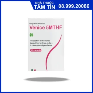 Venice 5MTHF hộp 30 viên bổ sung folate sắt kẽm iod