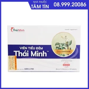 Viên Tiểu Đêm Thái Minh (Hộp 2 vỉ * 10 viên)