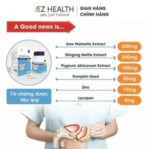 NZ-Prostate Max hộp 60 viên giảm u xơ, phì đại tuyến tiền liệt