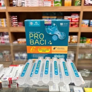 Men vi sinh Pro Baci 6 tỷ lợi khuẩn hộp 10 ống*10 ml nâng cao sức khỏe đường tiêu hóa