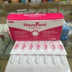 Viên đặt Novofemi hồng hộp 2 vỉ*7 viên