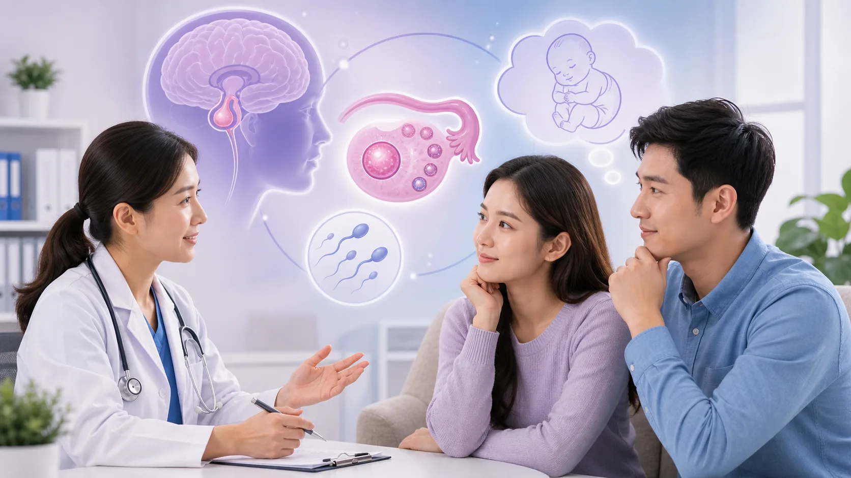 Minh họa prolactin cao và khả năng sinh sản