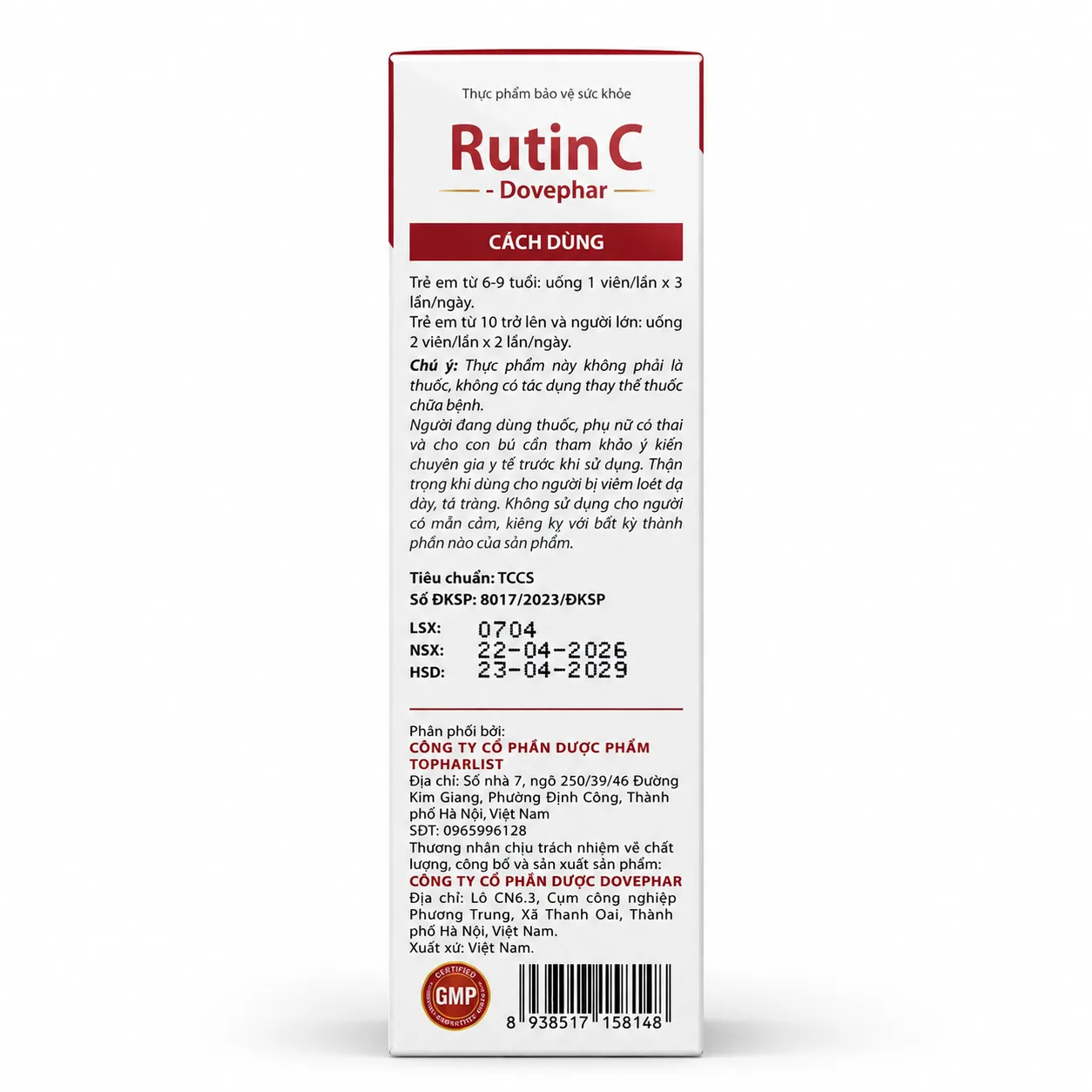 rutin c dovephar 1