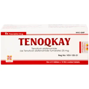 Tenoqkay tenofovir alafenamide 25mg mặt tiếng Anh