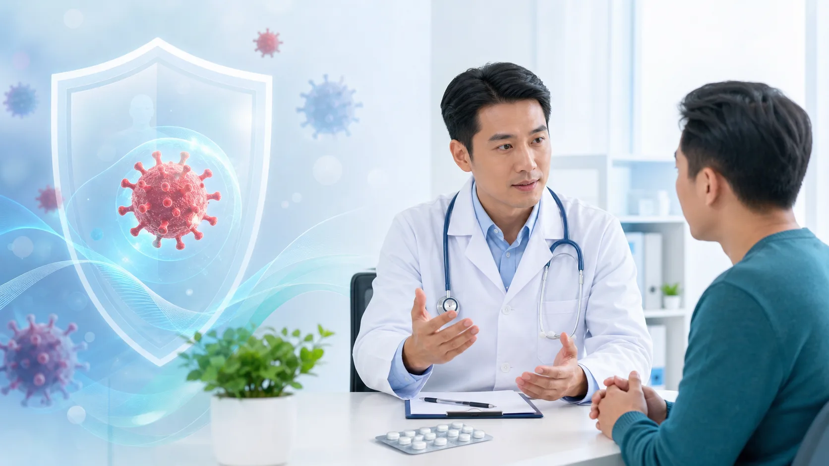 Acriptega tư vấn điều trị HIV bằng thuốc ARV