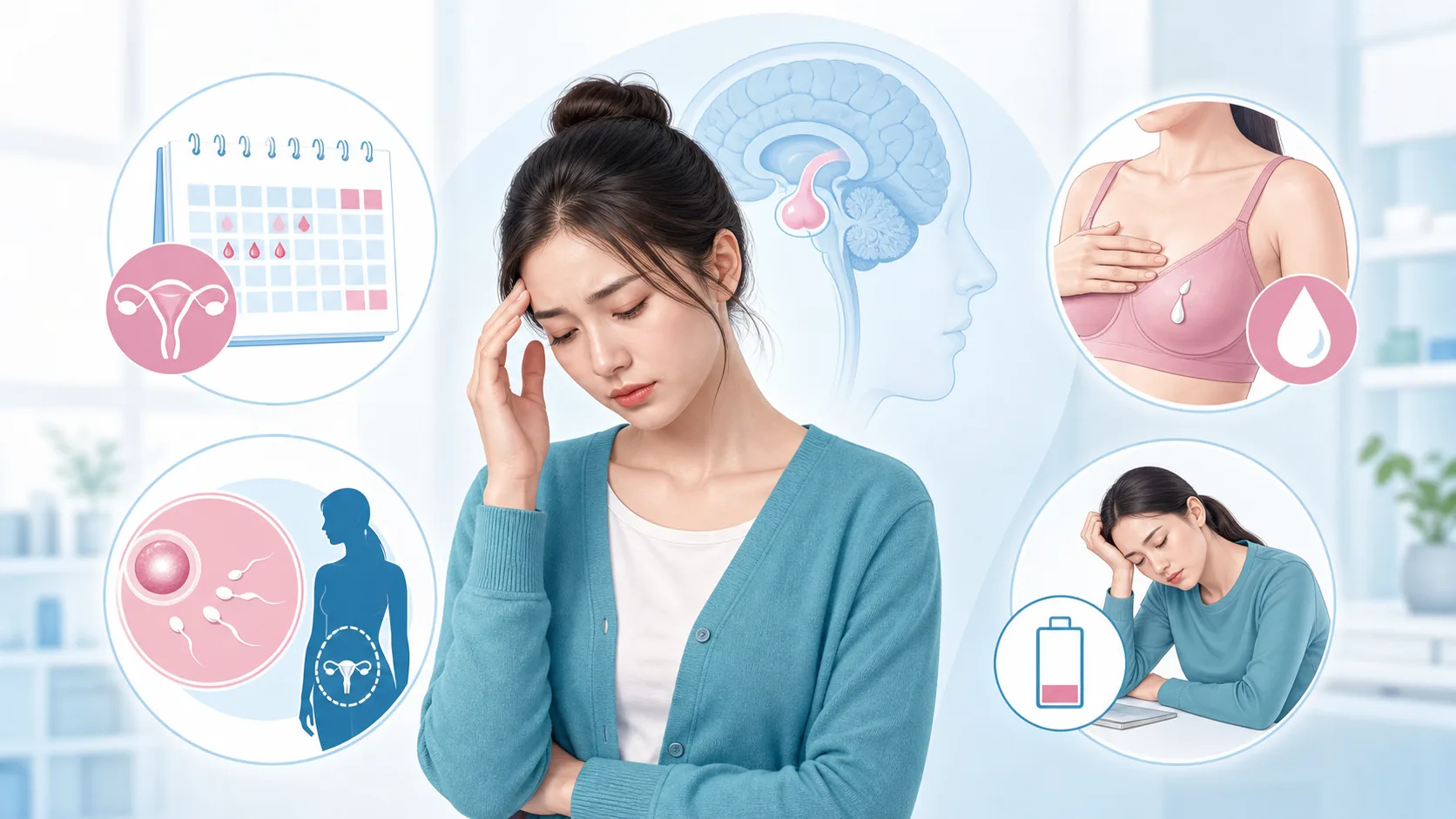 Dostinex 0,5mg và dấu hiệu tăng prolactin máu ở nữ giới