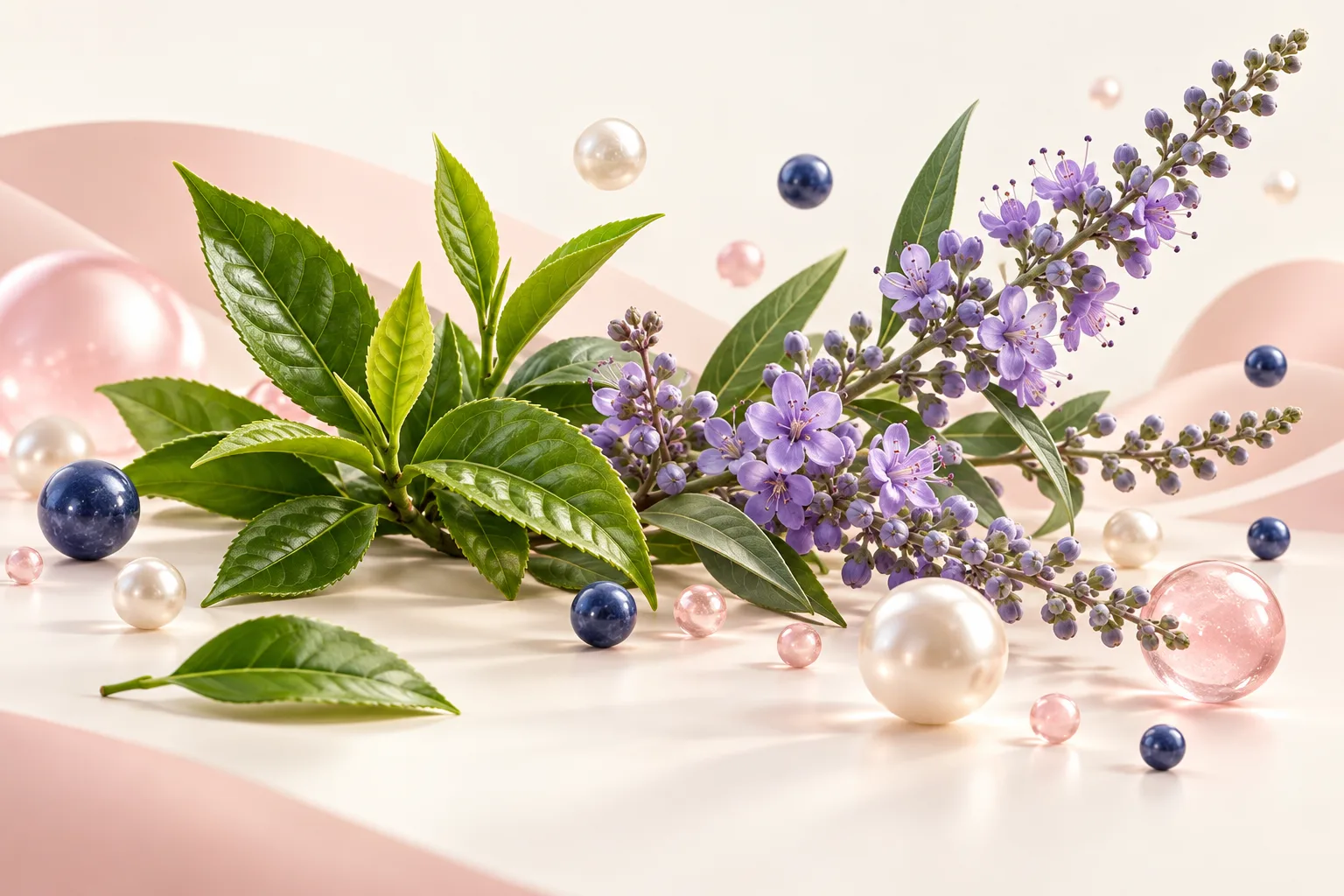 Trà xanh và Vitex trong nhóm thành phần Ellefertil